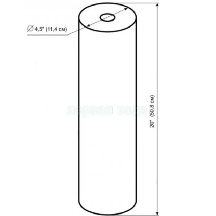 Картридж для комплексной очистки и умягчения Big Blue 20" Гейзер Арагон-3 30056 Картридж для комплексной очистки и умягчения Big Blue 20" Гейзер Арагон-3 30056, 2