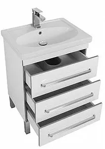 Тумба-умывальник напольная Aquanet Сиена 60 белый 00186368+00185476 Тумба-умывальник напольная Aquanet Сиена 60 белый 00186368+00185476, 5