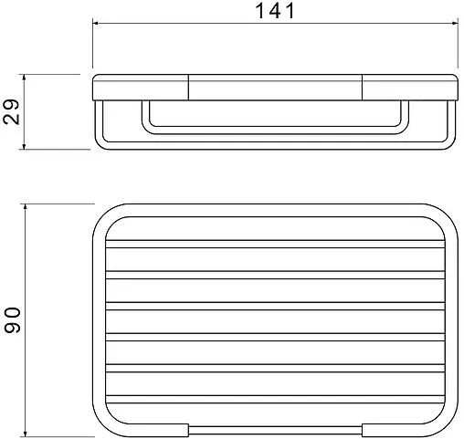Мыльница Aquatek хром AQ4946CR Мыльница Aquatek хром AQ4946CR