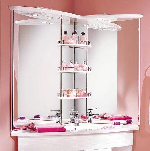 Зеркало с подсветкой Aquaton Лас-Вегас 100 R белый 1A0513K0LA01R