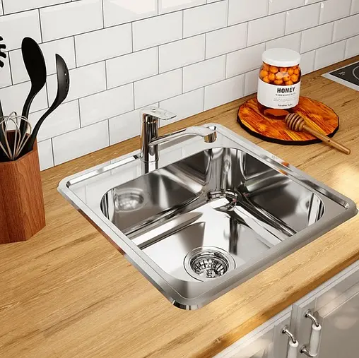 Мойка кухонная IDDIS Strit 38 хром STR48P0i77K