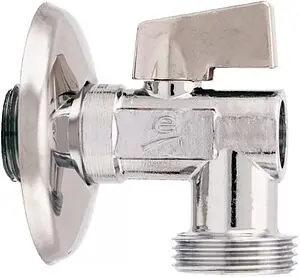 Кран шаровый угловой для бытовой техники ½"н x ¾"н Itap 7060012 Кран шаровый угловой для бытовой техники ½"н x ¾"н Itap 7060012, 1