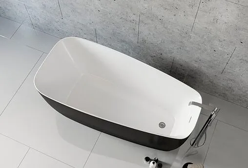 Ванна акриловая отдельностоящая Aquanet Family Trend 170x78 Gloss Finish белый/панель Black matte 90778-GW-MB Ванна акриловая отдельностоящая Aquanet Family Trend 170x78 Gloss Finish белый/панель Black matte 90778-GW-MB