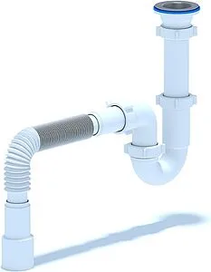 Сифон трубный для мойки Ани Пласт D0115, 1