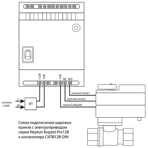 Контроллер Neptun СКПВ12В-din 2043056