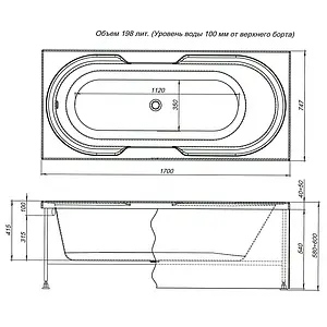 Панель для ванны фронтальная Aquanet Valencia 170 белый 00210297 Панель для ванны фронтальная Aquanet Valencia 170 белый 00210297, 2