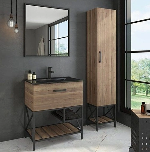 Зеркало Comforty Бредфорд 75 чёрный 00004149062CF