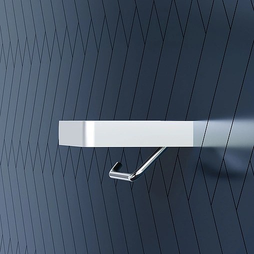 Держатель туалетной бумаги Damixa Jupiter чёрный матовый/алюминий DA77341500