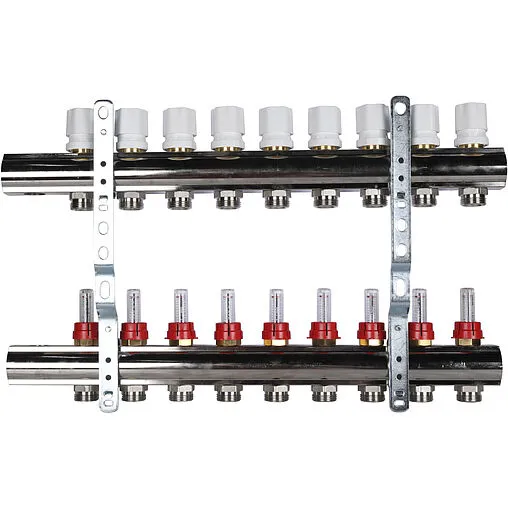 Группа коллекторная с расходомерами 9 отводов 1"в/в x ¾"ек Luxor CD 477/9 15662709N