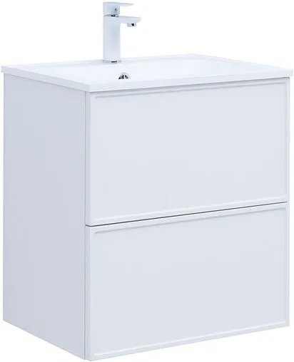 Тумба под умывальник Aquanet Арт 60 белый матовый 00313254