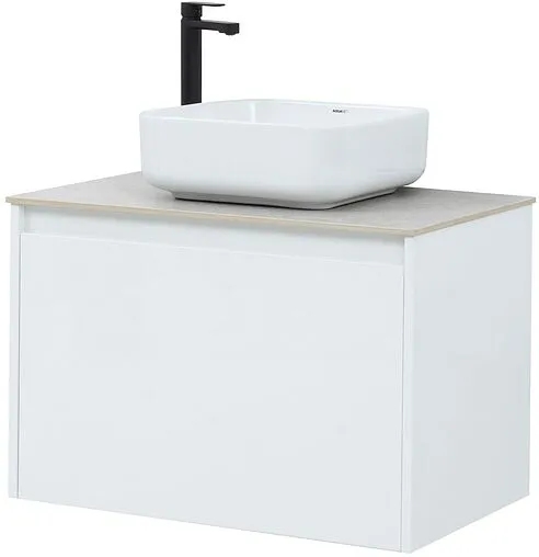 Тумба под умывальник подвесная Aquanet Nova Lite 75 белый 00242275