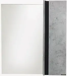 Шкаф-зеркало Comforty Эдинбург 75 бетон светлый 00004149063CF, 1