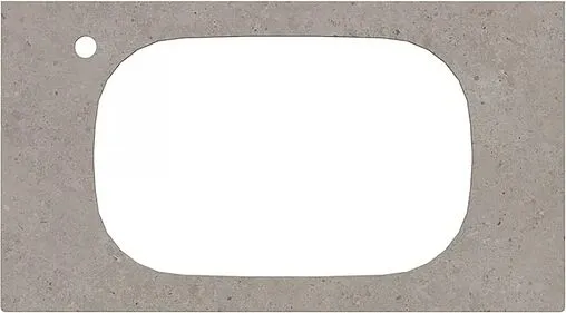 Столешница Kerama Marazzi Magica 90 серый матовый MA.2.1.SG519920R\90