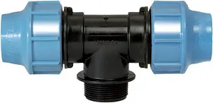 Тройник компрессионный переходной 32мм x 1¼"н x 32мм Unidelta 1010032005 Тройник компрессионный переходной 32мм x 1¼"н x 32мм Unidelta 1010032005, 1