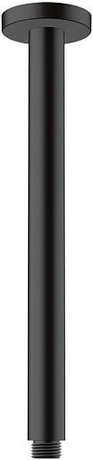 Держатель верхнего душа на потолок Hansgrohe Vernis Blend 300 чёрный матовый 27805670
