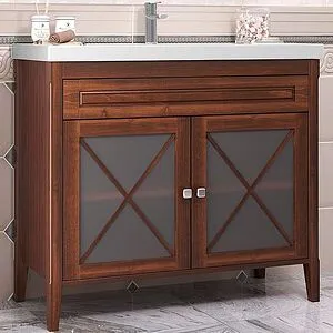 Тумба-умывальник напольная Opadiris Палермо 100 светлый орех 00-00006723+031400-u, 1