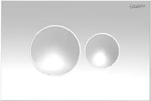 Клавиша смыва для унитаза Loranto 7310 белый глянцевый Клавиша смыва для унитаза Loranto 7310 белый глянцевый, 1