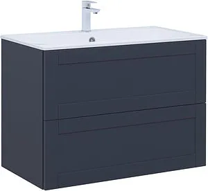 Тумба-умывальник подвесная Aquanet Терра 90 маренго 00313246+, 1