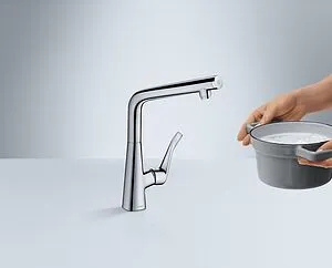 Смеситель для кухни Hansgrohe Metris Select M71 320 1jet хром 14883000, 5