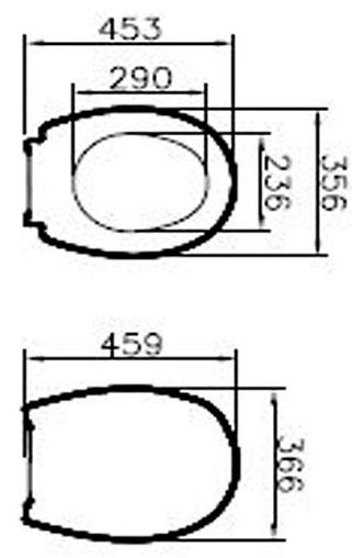 Крышка-сиденье для унитаза VitrA Conforma белый 115-003-006