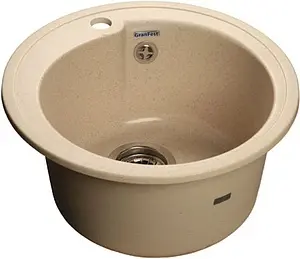 Мойка кухонная GranFest Rondo R-450 бежевый Мойка кухонная GranFest Rondo R-450 бежевый, 1