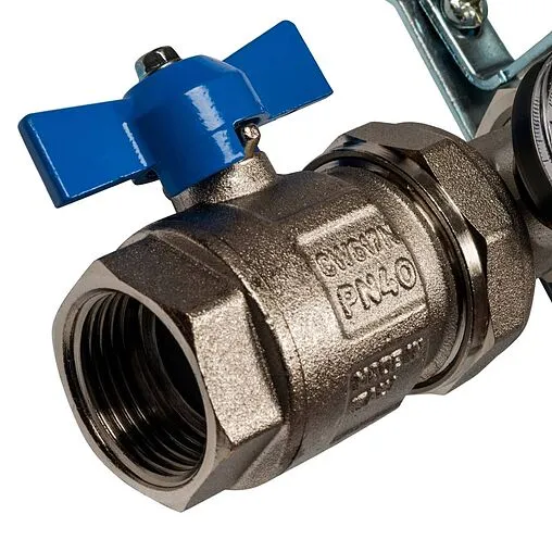 Группа коллекторная с расходомерами 11 отводов 1&quot;в/в x ¾&quot;ек Stout SMS 0907 000011