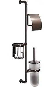 Стойка для аксессуаров Wasserkraft Isar темная тёмная бронза K-1468 Стойка для аксессуаров Wasserkraft Isar темная тёмная бронза K-1468, 1