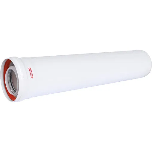 Коаксиальный удлинитель Ø 60/100мм L=500мм (PP) для конденсационных котлов Rommer RCA-8610-000500