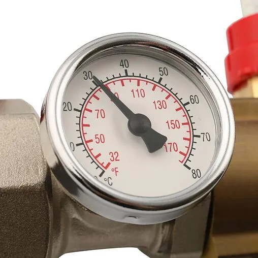 Группа коллекторная с расходомерами 8 отводов 1&quot;в/в x ¾&quot;ек Stout SMB 0473 000008