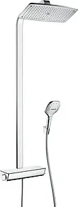 Душевая система с термостатом для душа Hansgrohe Raindance Select E 360 1jet хром 27112000 Душевая система с термостатом для душа Hansgrohe Raindance Select E 360 1jet хром 27112000, 1