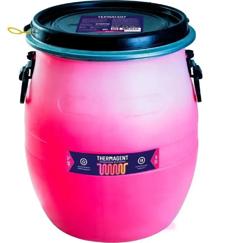 Теплоноситель (Антифриз) этиленгликоль Thermagent -65 50кг 602272, 1