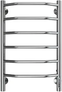 Полотенцесушитель электрический лесенка Terminus Виктория П6 400х650 электро quick touch полированная сталь 4670078531186, 3
