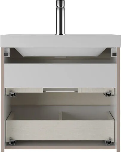 Тумба-умывальник подвесной Домино Dune 60 латте DD2507T+4627173210164