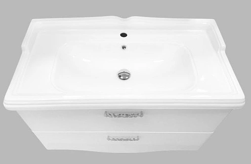 Тумба-умывальник напольная Comforty Монако 100 белый 00004136346CF Тумба-умывальник напольная Comforty Монако 100 белый 00004136346CF