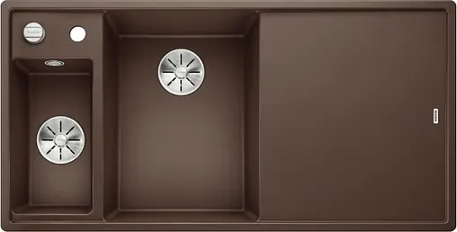 Мойка кухонная Blanco Axia III 6 S 100 L (доска стекло) кофе 524662