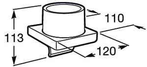 Дозатор для жидкого мыла Roca Tempo хром 817037001, 2