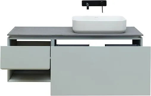 Тумба под умывальник подвесная Allen Brau Infinity 120 R папирус 1.21008.PWM