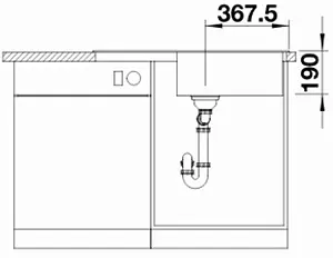 Мойка кухонная Blanco Legra XL 6 S 86 алюметаллик 523327, 4