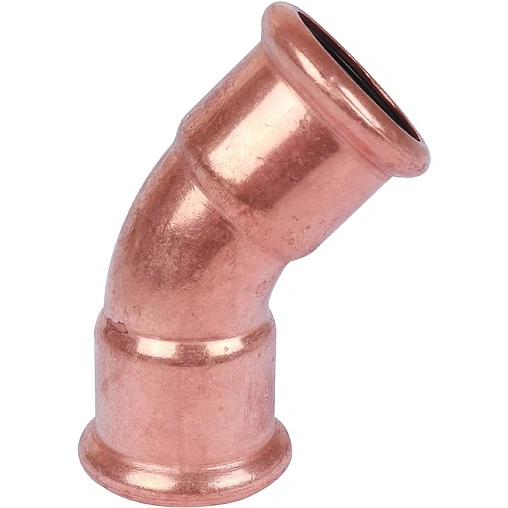 Отвод пресс двухраструбный 28мм угол 45° Sanha 6041 1604128