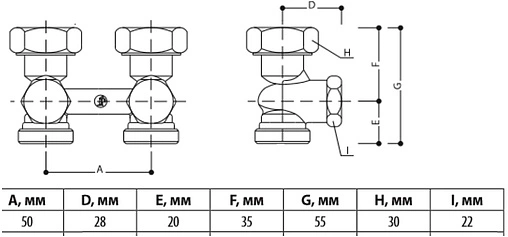 Узел нижнего подключения радиатора прямой ¾"ек x ¾"ек Gekon GK 7423 Узел нижнего подключения радиатора прямой ¾"ек x ¾"ек Gekon GK 7423