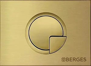 Клавиша смыва для унитаза BERGES Novum R8 040028 бронза Клавиша смыва для унитаза BERGES Novum R8 040028 бронза, 1