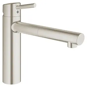 Смеситель для кухни с выдвижным изливом Grohe Concetto хром матовый 31129DC1 Смеситель для кухни с выдвижным изливом Grohe Concetto хром матовый 31129DC1, 1