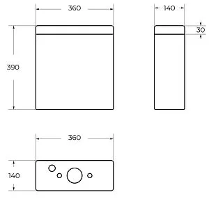 Унитаз-компакт безободковый BelBagno Luce Tornado белый BB2197CP-TOR/SC+BB2197T, 3