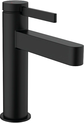 Смеситель для раковины Hansgrohe Finoris 110 чёрный матовый 76023670