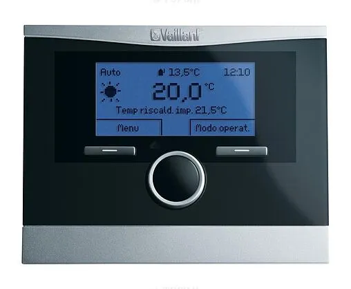 Комнатный терморегулятор Vaillant calorMATIC VRC 370 черный/серый 0020108146