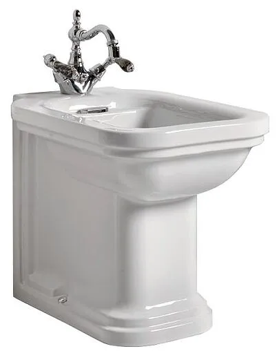 Биде напольное Kerasan Waldorf белый 4121K1bi/cr*1