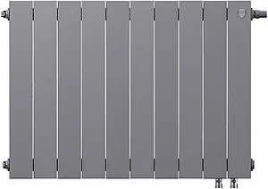 Радиатор биметаллический 10 секций нижнее правое подключение Royal Thermo PianoForte VD 500 Silver Satin RTPNSSVD50010 Радиатор биметаллический 10 секций нижнее правое подключение Royal Thermo PianoForte VD 500 Silver Satin RTPNSSVD50010, 2