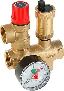 Группа безопасности расширительного бака до 50 кВт 1&quot; 3 бар TIM JH1026-3, 5