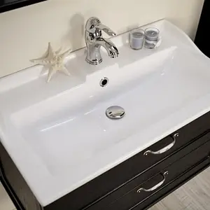 Тумба-умывальник напольная Aquaton Леон 80 H ясень чёрный 1A1878K0LBPT0, 4