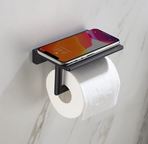 Держатель туалетной бумаги Timo Saona чёрный матовый 13043/03